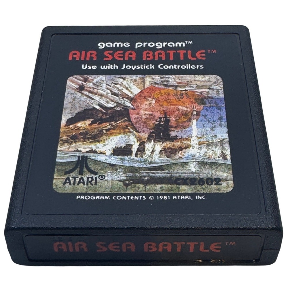 Atari 2600 Air Sea Battle Game Cartridge 1981 Tested‎ Works Vintage